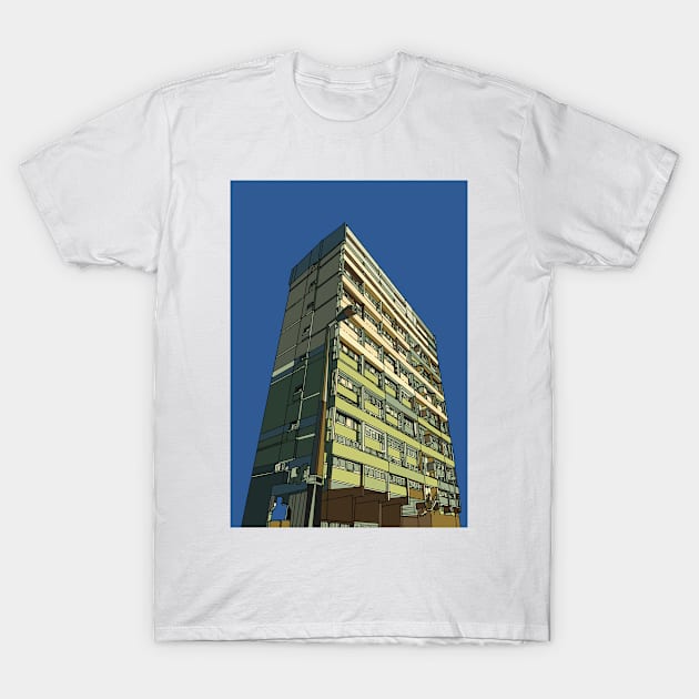 Green Towerblock T-Shirt by juliechicago